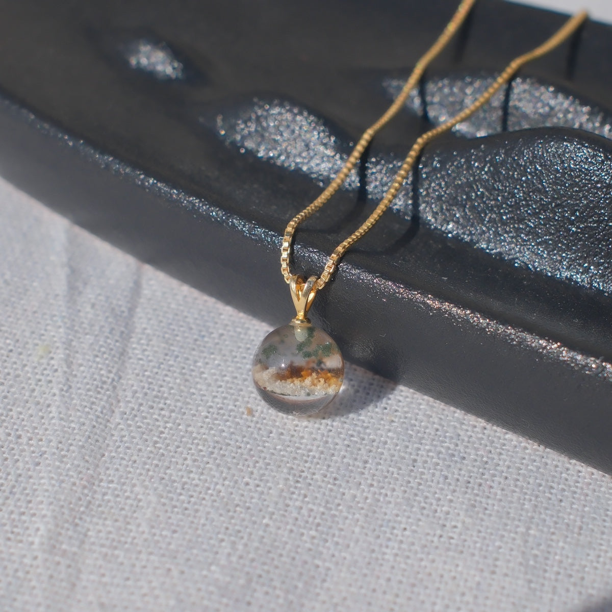 Four Seasons Phantom Quartz Pendant Necklace