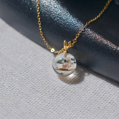 Four Seasons Phantom Quartz Pendant Necklace