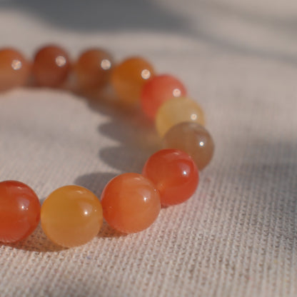 Rare Old Mine Rutilated Quartz Bracelet