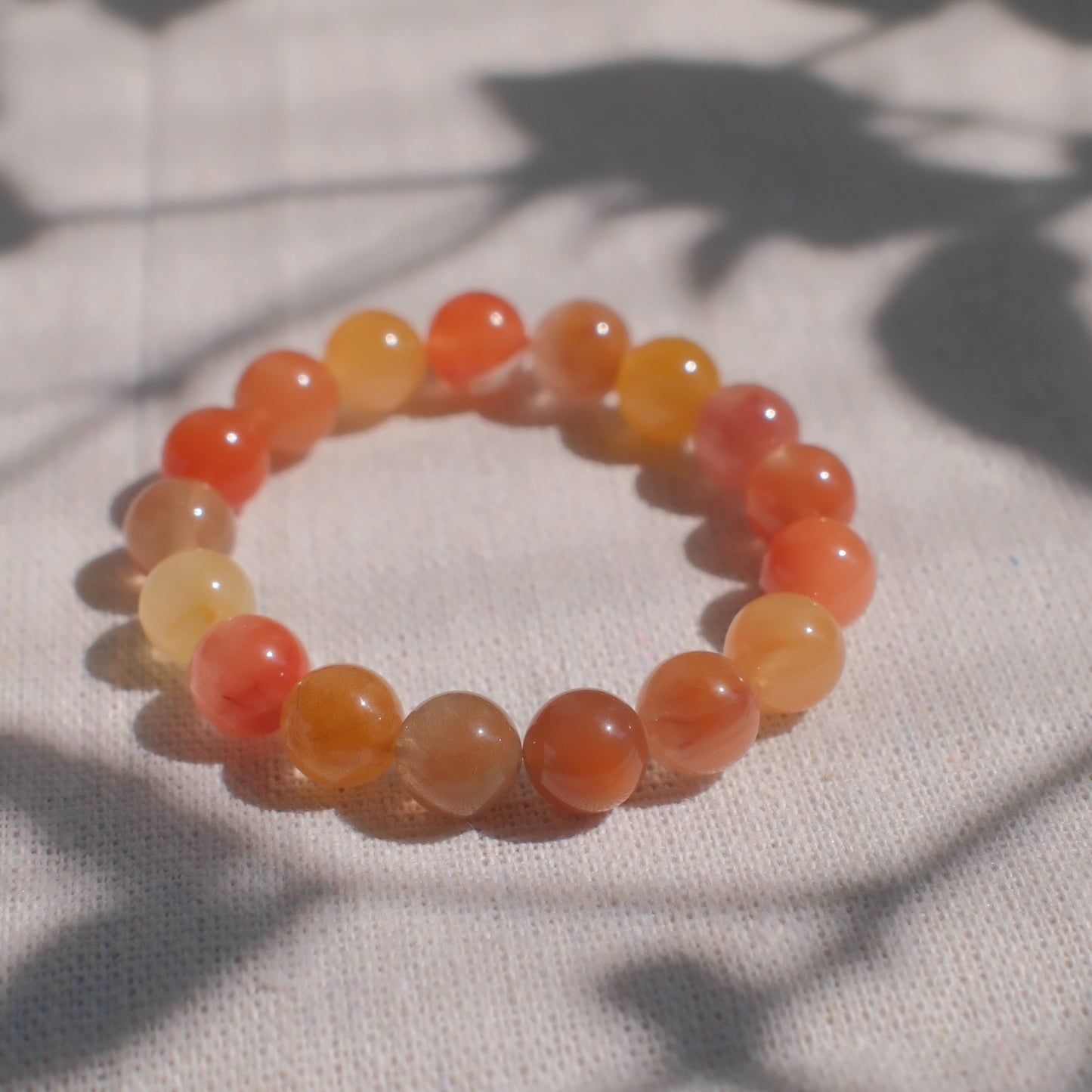 Rare Old Mine Rutilated Quartz Bracelet