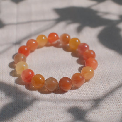 Rare Old Mine Rutilated Quartz Bracelet