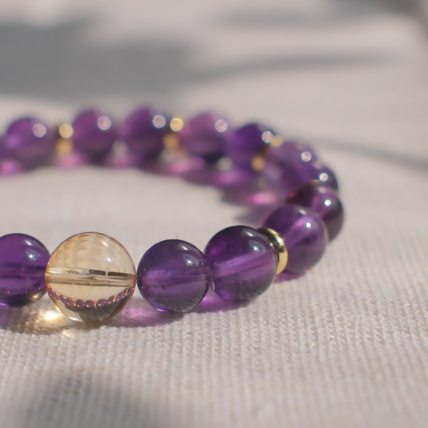 Amethyst & Citrine Bracelet