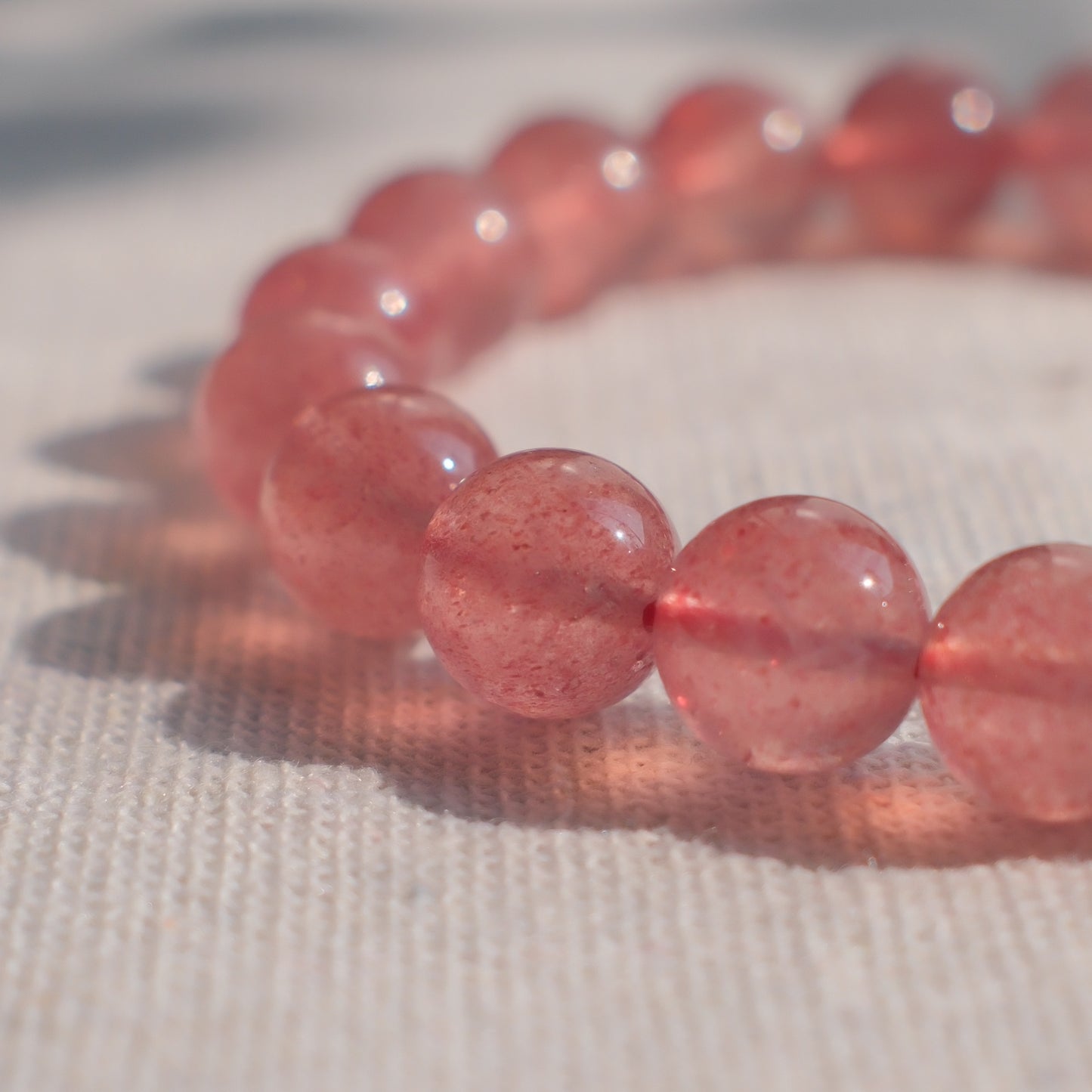 Strawberry Quartz Bracelet
