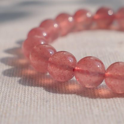 Strawberry Quartz Bracelet