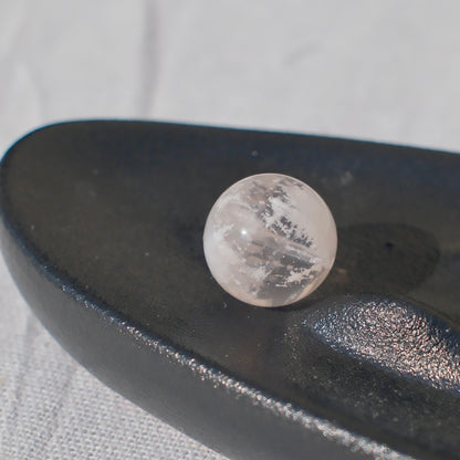 Light Pink Snow Phantom Quartz Bead