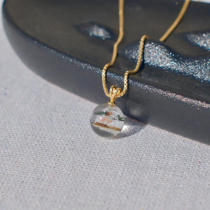 Four Seasons Phantom Quartz Pendant Necklace