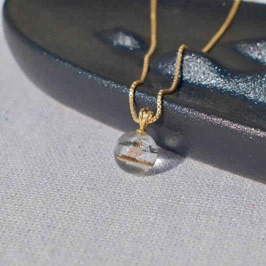 Four Seasons Phantom Quartz Pendant Necklace