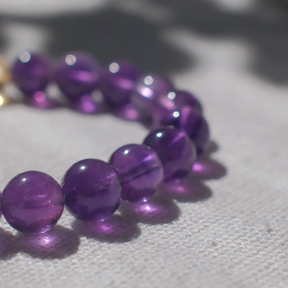 Amethyst & Citrine Bracelet - Half & Half