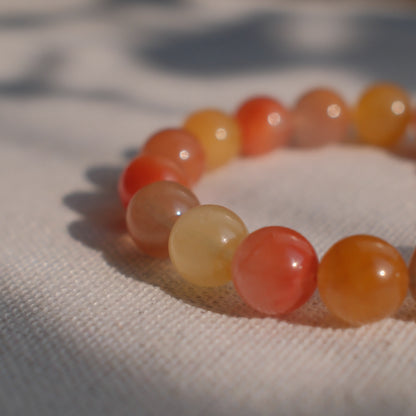 Rare Old Mine Rutilated Quartz Bracelet