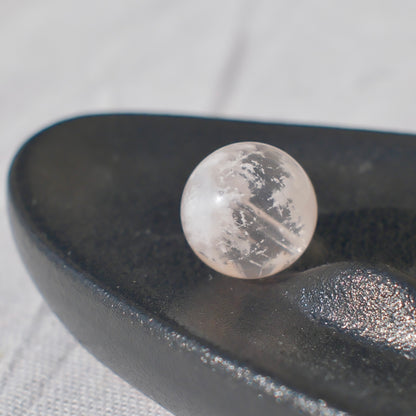 Light Pink Snow Phantom Quartz Bead