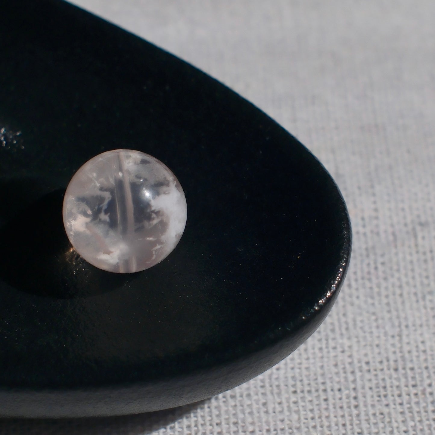 Vivid Pink Snow Phantom Quartz Bead