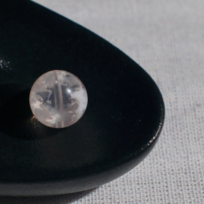 Vivid Pink Snow Phantom Quartz Bead