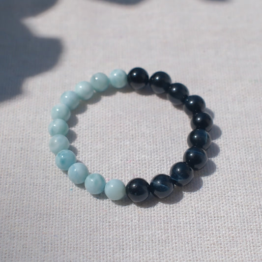 Custom Jewelry - Sodalite & Blue Tiger’s Eye Bracelet