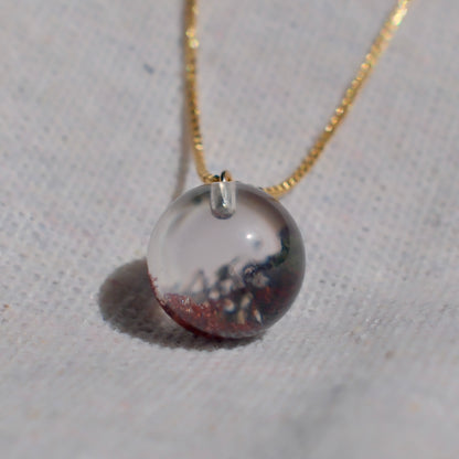 Red Phantom Quartz Pendant Necklace