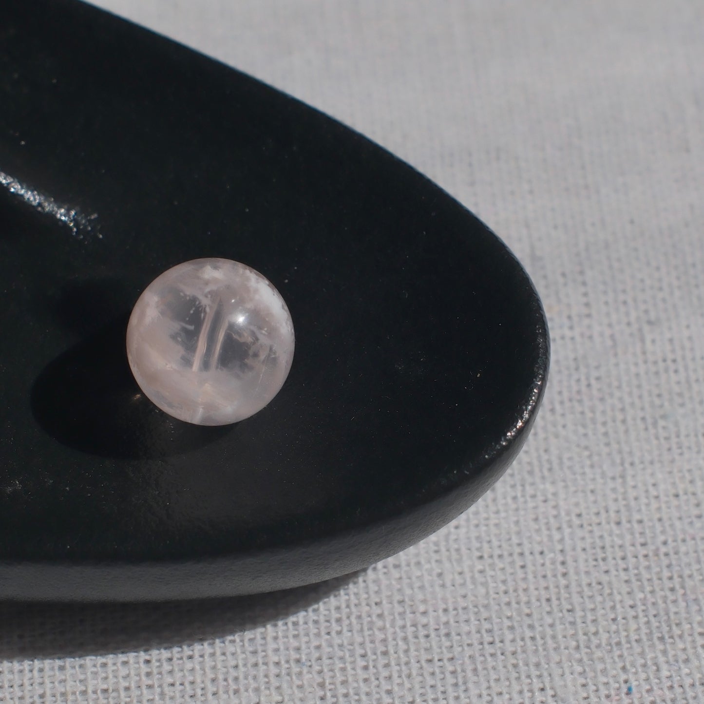Vivid Pink Snow Phantom Quartz Bead