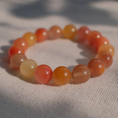 Rare Old Mine Rutilated Quartz Bracelet