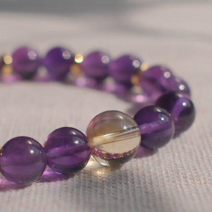 Amethyst & Citrine Bracelet