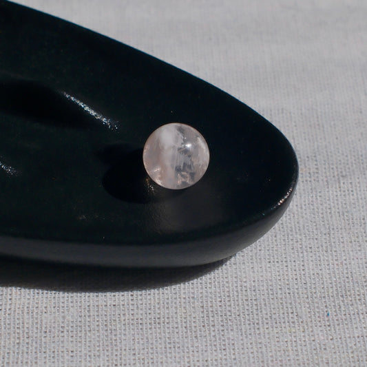 Vivid Pink Snow Phantom Quartz Bead