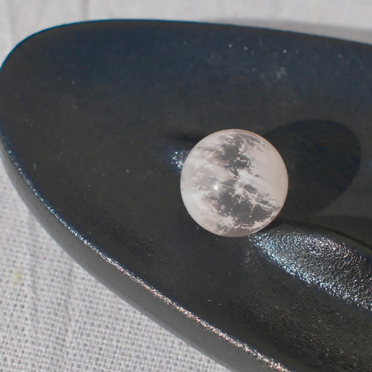 Light Pink Snow Phantom Quartz Bead
