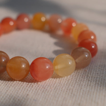 Rare Old Mine Rutilated Quartz Bracelet