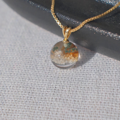 Four Seasons Phantom Quartz Pendant Necklace