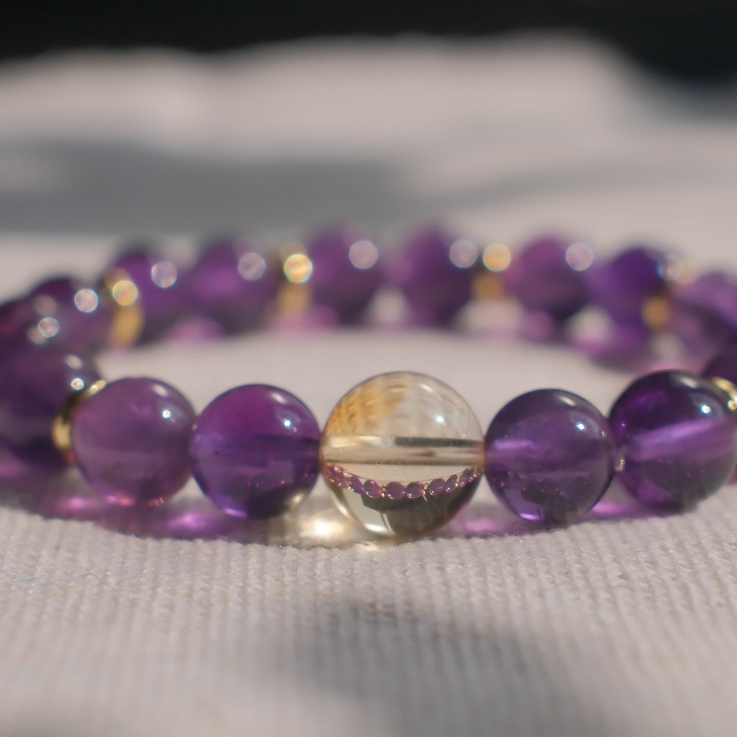 Amethyst & Citrine Bracelet