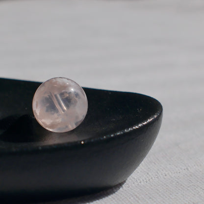 Vivid Pink Snow Phantom Quartz Bead
