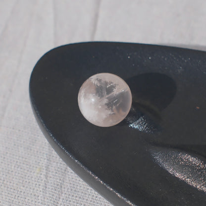 Light Pink Snow Phantom Quartz Bead