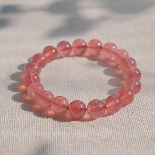 Strawberry Quartz Bracelet