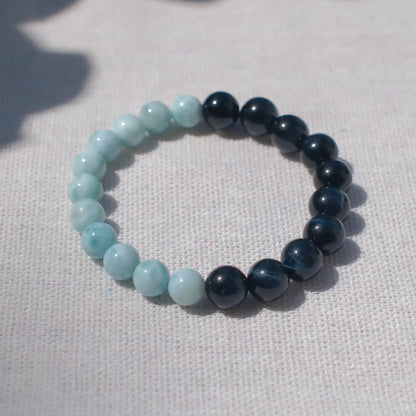 Custom Jewelry - Sodalite & Blue Tiger’s Eye Bracelet