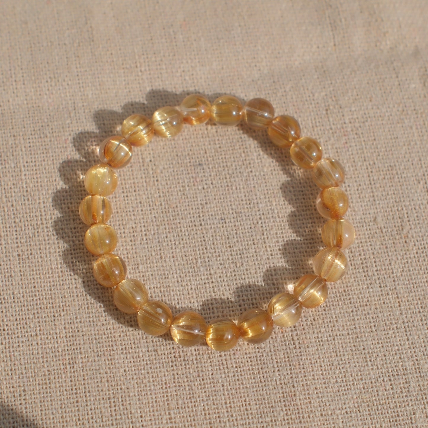 Custom Jewelry - Thick Rutile Quartz Bracelet