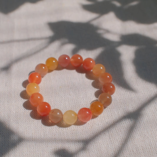 Rare Old Mine Rutilated Quartz Bracelet